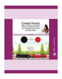 Contact Forces: CKSci Teacher Guide